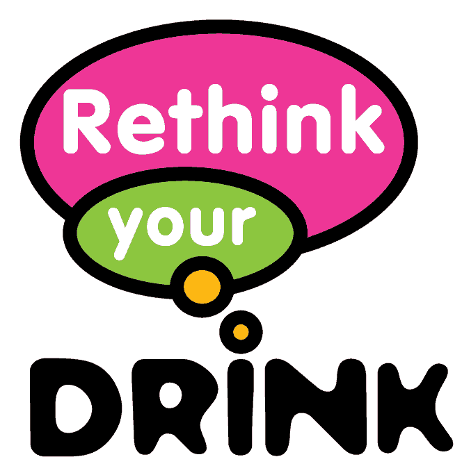 Rethink your drink campaign logo designed by ideology.uk.com